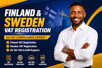 handle finland vat registration, sweden vat registration, eu vat oss and eori