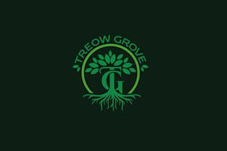 design creative tree nursery logo