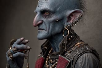 fantasy horror and fantasy horror character