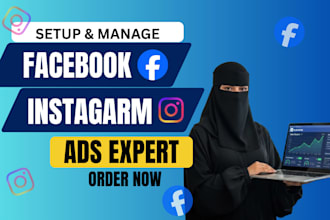 setup and manage meta ads manager, facebook and instagram ads