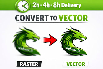 do vector tracing, vectorize image, convert logo to vector quickly