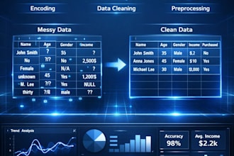 clean and prepare your dataset professionally