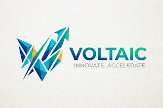 design a modern and unique startup logo for your brand