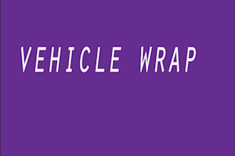 design high quality vehicle wrap,food truck wrap and bike wrap,