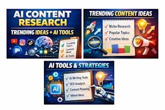 be your researcher for content ideas and ai tools