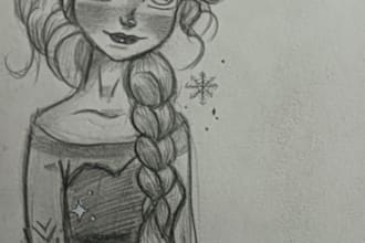 draw sketch, doodle art, calligraphy, anime sketch