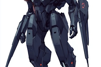 high quality robot, mecha concept
