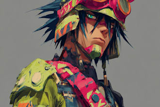ake you an anime style character design