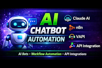 build ai chatbot using clawbot claude ai  vapi n8n automation api integration
