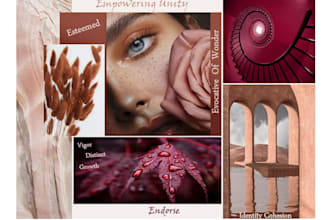 create interior design mood boards to concept board and 3d renders