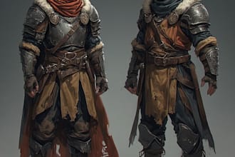 draw your dnd hero, villain, or fantasy character
