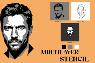 design custom stencils and vector art for laser cutting