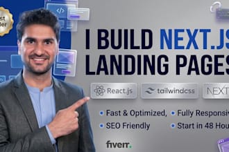 create SEO optimized react landing pages for maximum speed