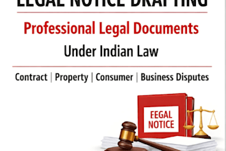 draft a professional legal notice