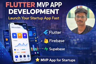 develop a flutter mvp mobile app for startup ideas