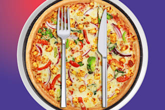 design modern minimalist restaurant menu and flyer for fast food