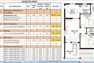 do construction estimate material takeoff cost estimation
