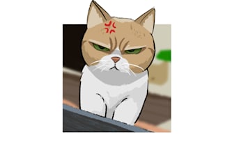 draw simple cute pet illustration