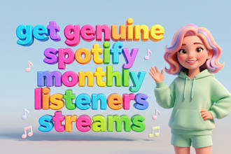 get genuine spotify monthly listeners streams