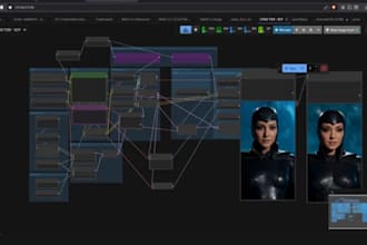 train lora, build comfyui workflows, runpod setup and ai image pipelines