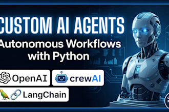 build custom ai agents using python