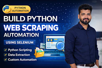 build python web scraping automation bots using selenium