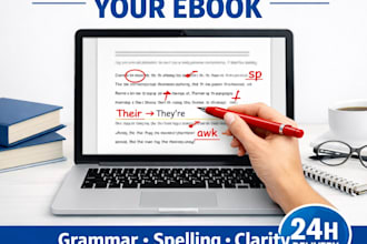 proofread and edit your ebook