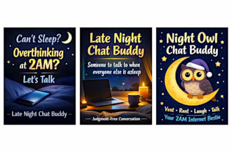 a late night chat buddy for night owls