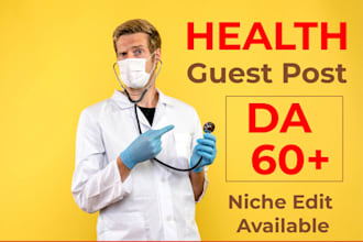 write SEO optimized health and fitness articles for your website