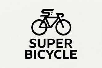 make super bicycle brand logo just in 12 hours with satisfaction guarantee