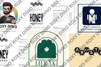 create complete brand identity, logo, ads, social media and packaging design