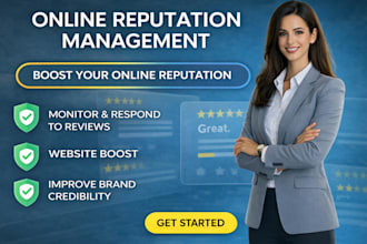 provide online reputation management service for  rank google