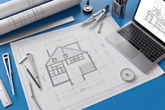 design modern house floor plans and architectural drawings