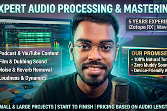 dynmic audio edit for your youtube, movie, podcast, dubbing