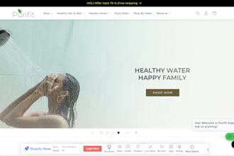 build shopify store, shopify website design or help you redesign