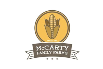 design a fun classic and vintage logo for farms
