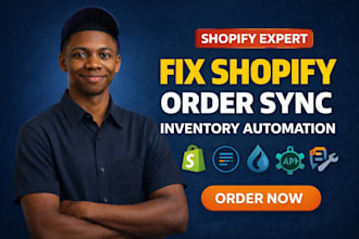 shopify order automation inventory  fix order sync shopify hydrogen oxygen store