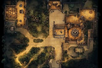 draw a custom fantasy map for your game world