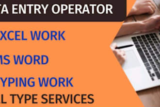 do data entry work