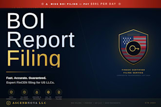 file your boi report with fincen for your US llc fast