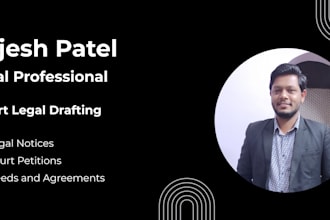 draft legal notices, contracts, and civil agreements under indian law