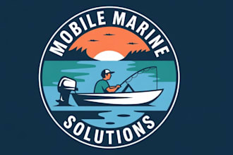 design a custom marine, yacht, or boat logo design