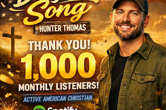 do your song to 1k active american christian spotify monthly listeners