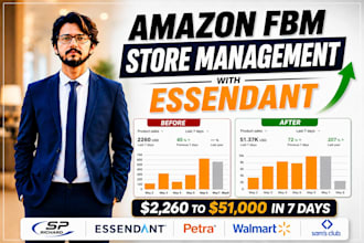 manage amazon dropshipping fbm account as amazon fbm VA