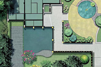 design and render your landscape design