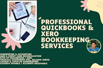 do bookkeeping with quickbooks and xero