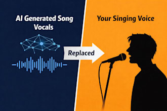 replace suno ai generated vocals with your real voice