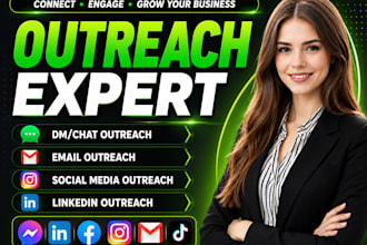 linkedin outreach, instagram outreach, tiktok outreach, appointment setting VA