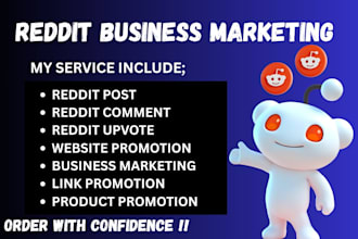 create organic reddit post and comment to advertise website, app or game
