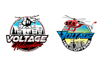 design awesome helicopter logo